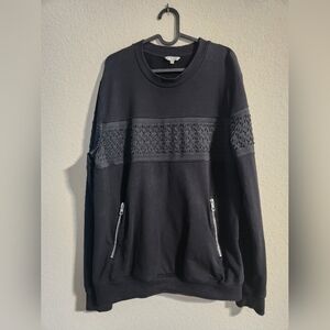 Antony Morato Men’s Crewneck pullover sweatshirt black size XL